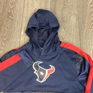 NFL Team Apparel Sweatshirt TEXANS Houston PULLOVER HOODIE Youth  XL (18/20) NEW